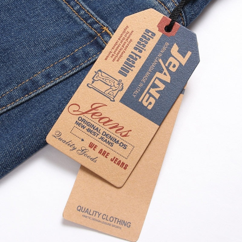 Denim shorts High-quality trendy Distressed with holes casual pure cotton Non-stretch plus-size men's clothing