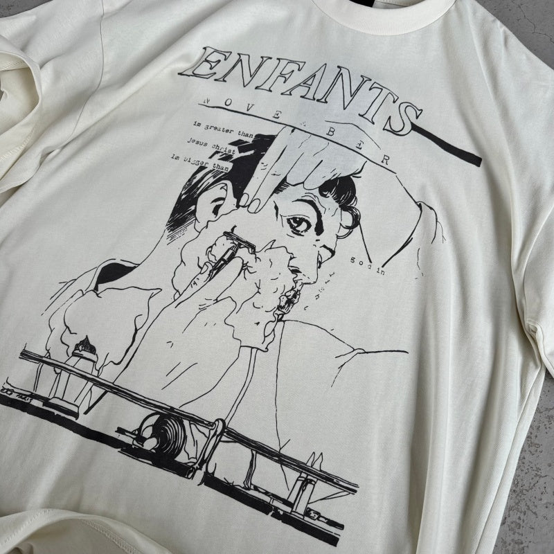 ERD T Shirts Art Figure Print Soft Loose Fit Casual Summer Top