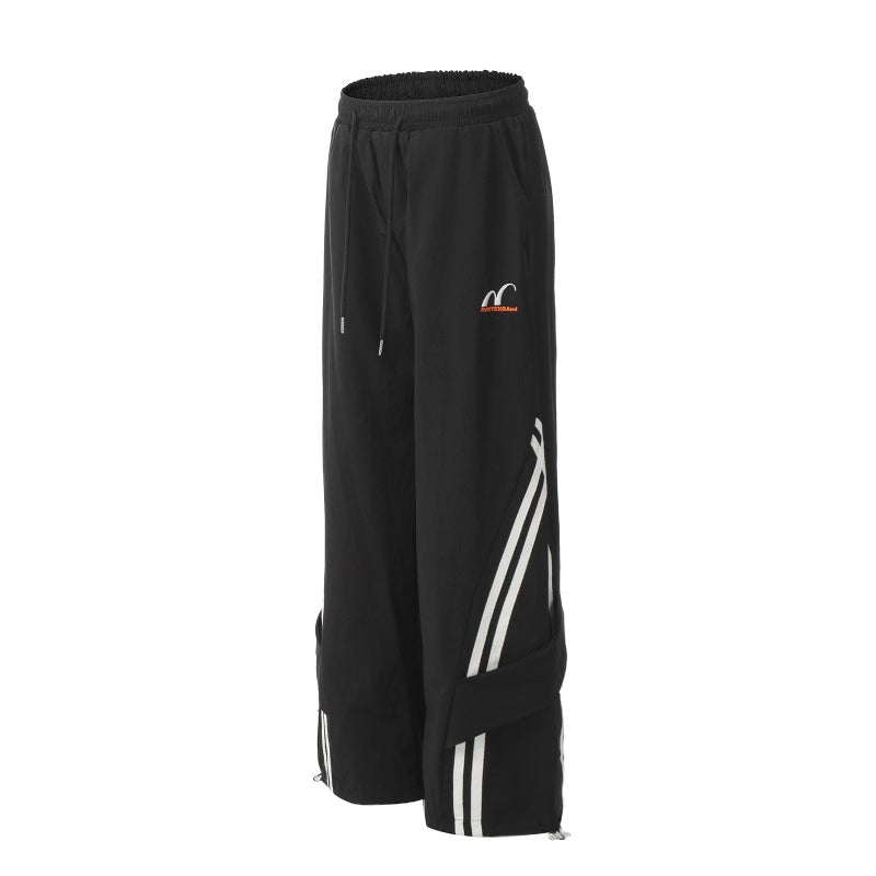 American-style streetwear harem pants Multi-color lightweight relaxed straight trousers