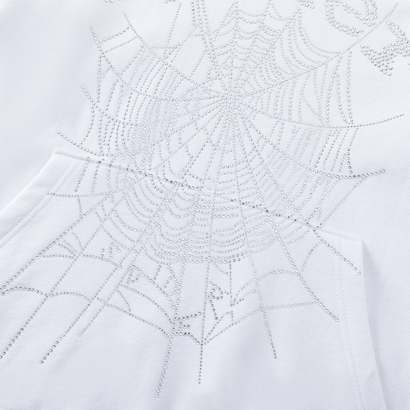 Spiderweb hoodie High-quality pure cotton for autumn and winter