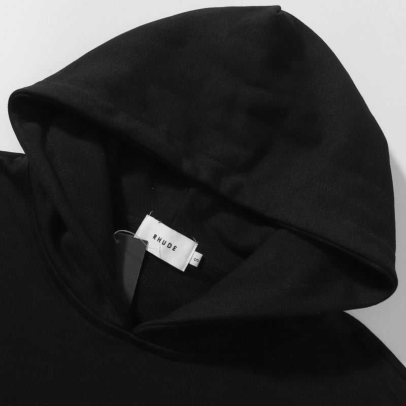 RHUDE Hoodie Tiny Retro Mountain Block Badge Art