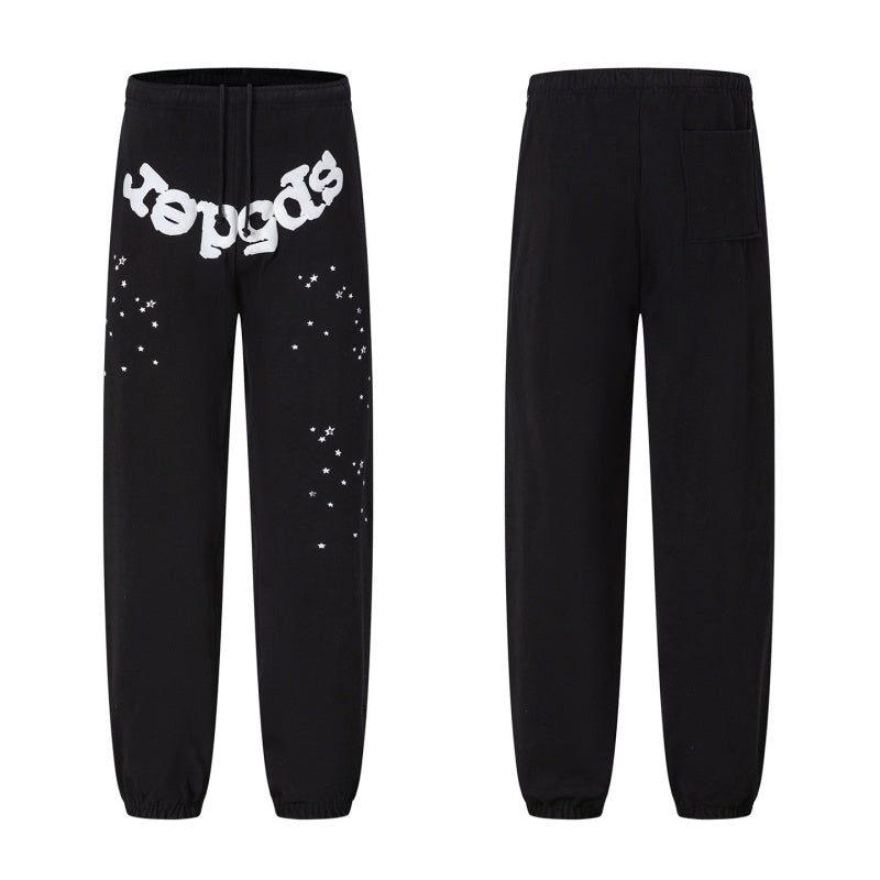 Spiderweb sweatpants High-quality pure cotton for autumn and winter Camouflage