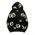 Denim Tears Hoodie Y2K All-Over Cream Floral Puff Printed Oversized Streetwear Hoodie