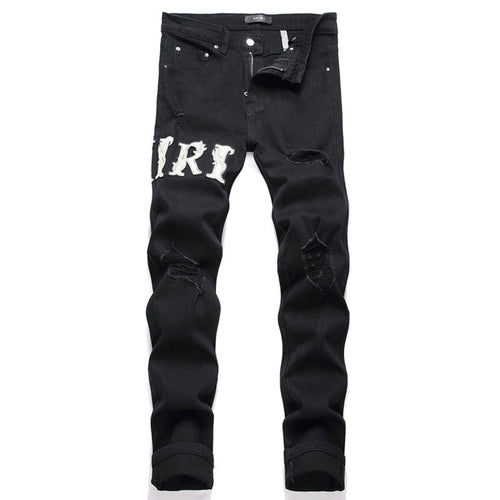 AMIRI Jeans High-quality distressed pure cotton