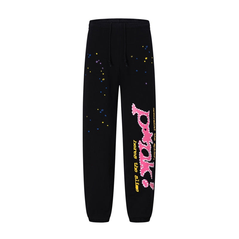 Spiderweb sweatpants High-quality pure cotton for autumn and winter