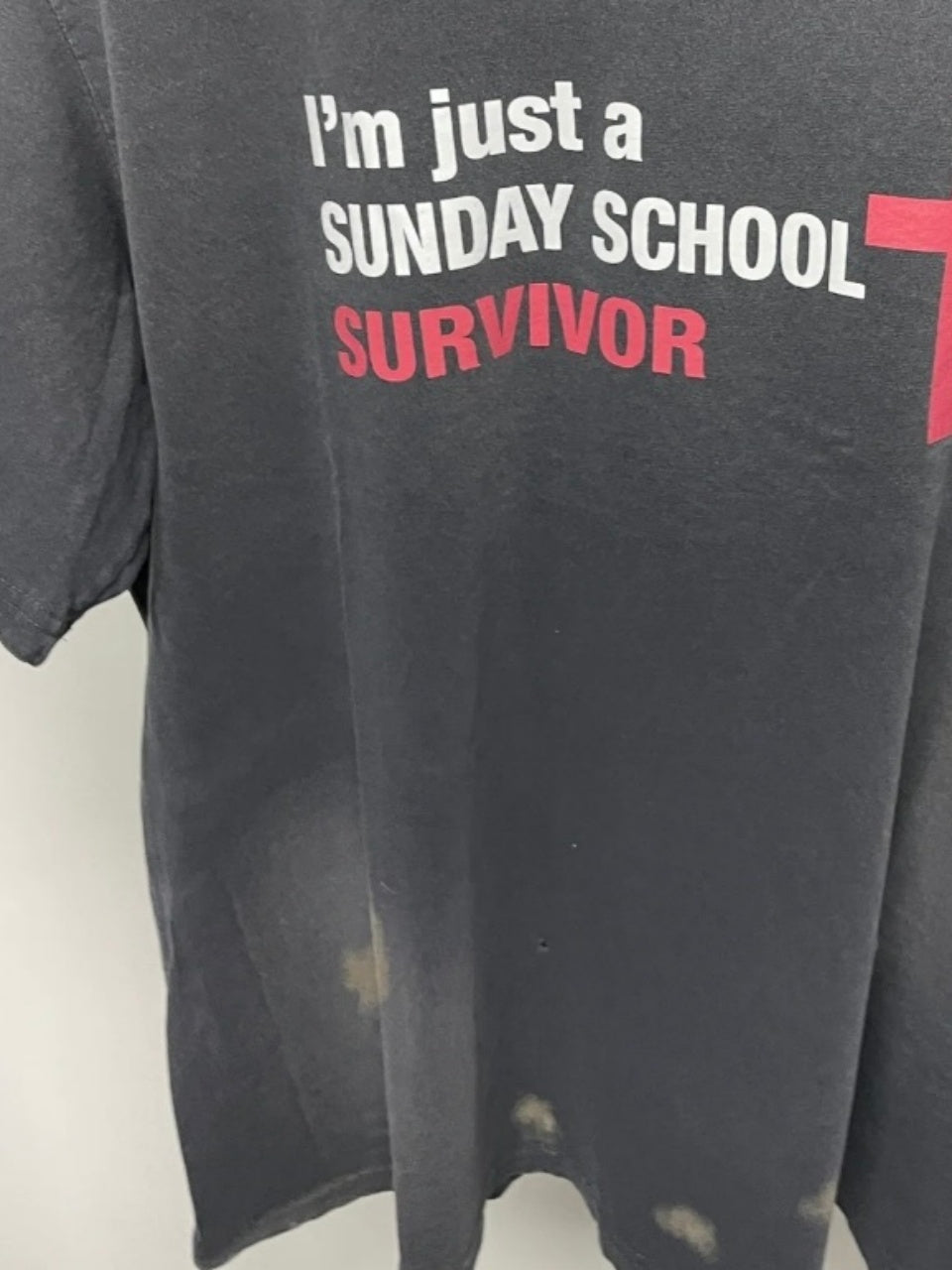 Vintage style washed summer wear T shirt