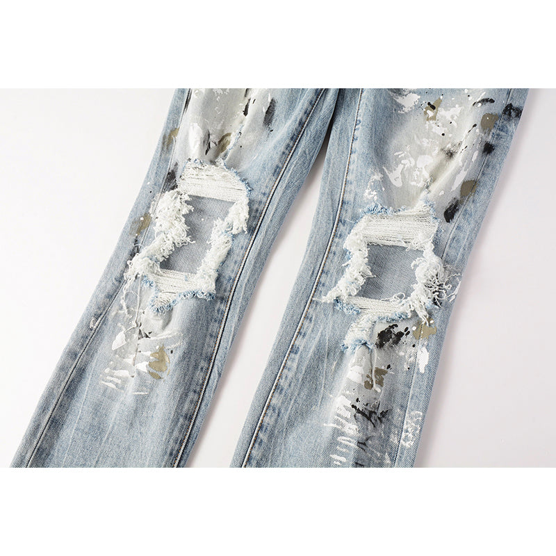purple brand jeans Pure Cotton High Street Trend