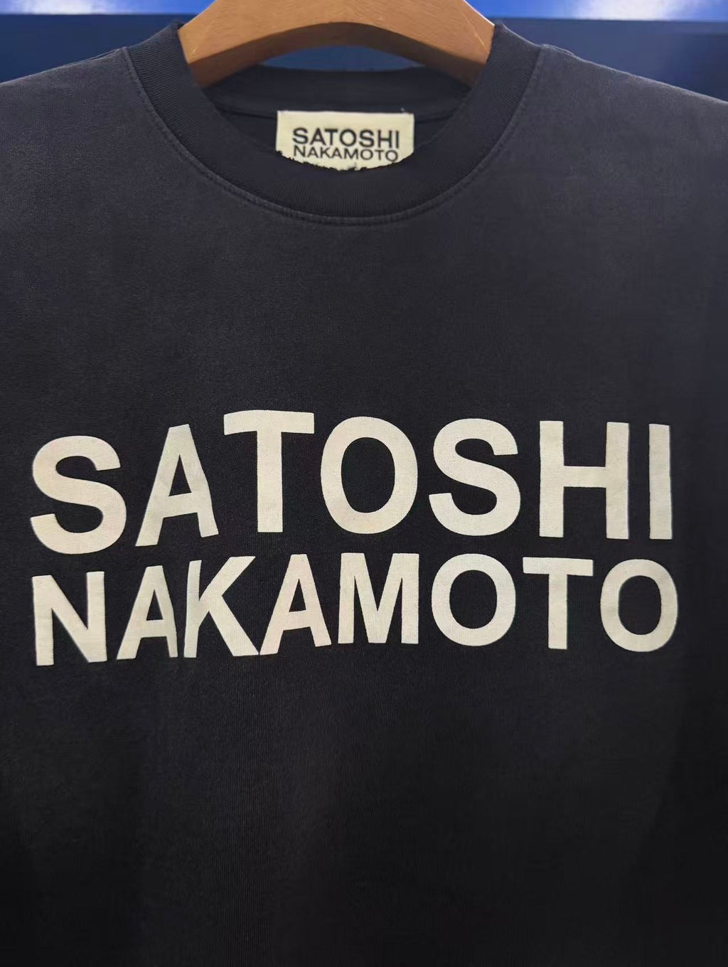 Satoshi Nakamoto t shirt High-quality heavyweight streetwear with a vintage, distressed aesthetic.