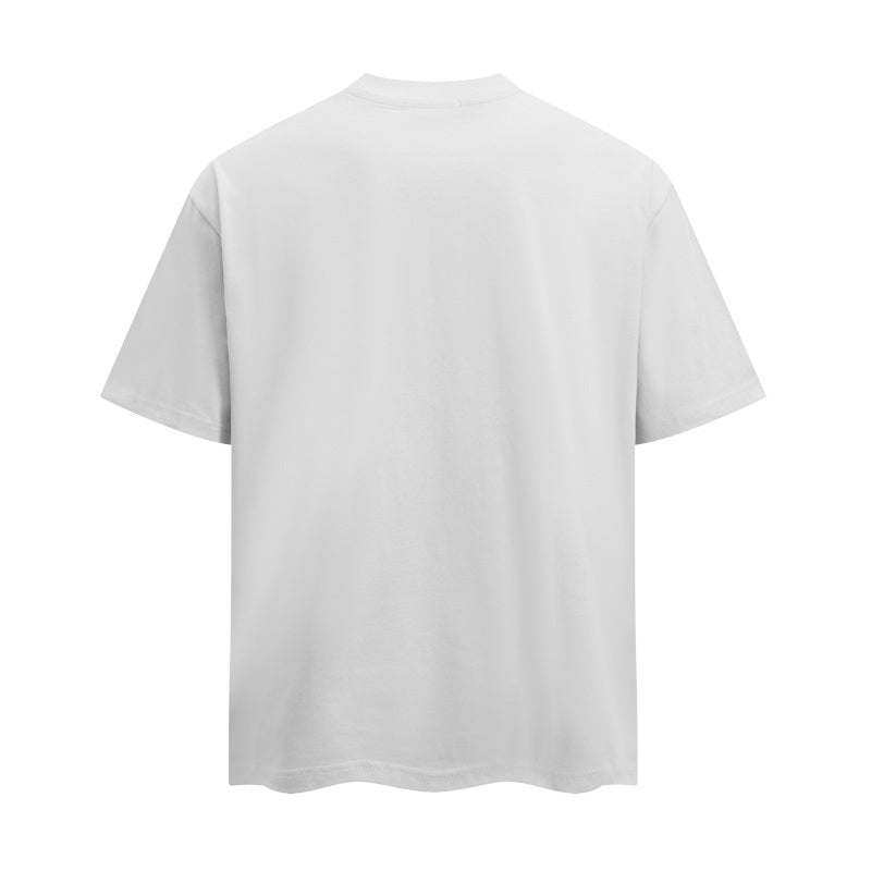 RHUDE T Shirts Vintage Dog Portrait Graphic