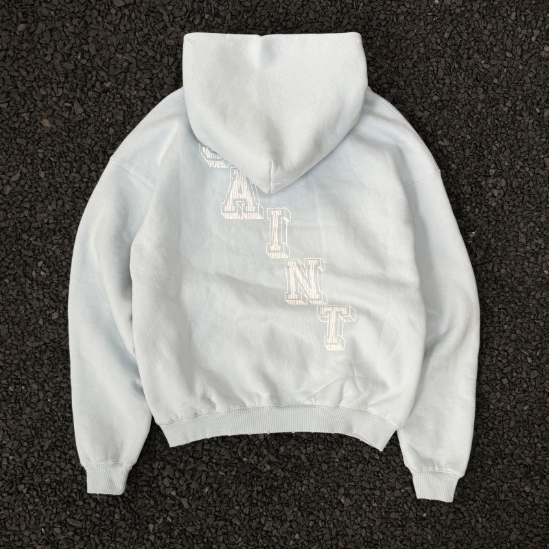 Unisex Vintage Hoodie Saint Michael "Little Angel Exclusive" American Vintage-Style Washed & Distressed Hoodie