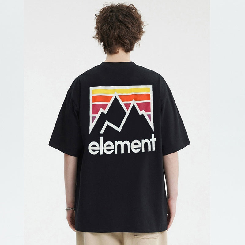 Mens T-shirt Vintage Men's ELEMENT Skatewear