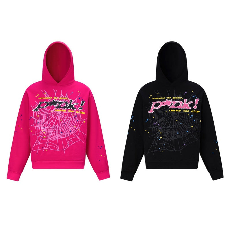 Spiderweb hoodie High-quality pure cotton for autumn and winter