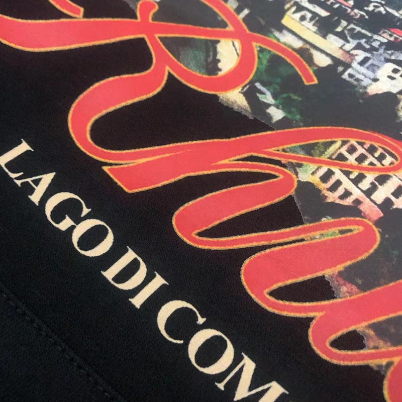 RHUDE Hoodie Distressed Scenery  Sweatshirt