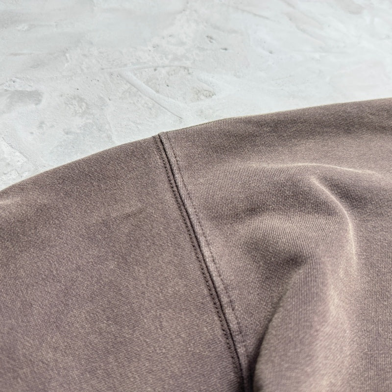Unisex Vintage Hoodie Ethereal Portrait" Limited Edition Hoodie — Custom heavyweight fabric, handcrafted distressed detailing, and a natural fade effect achieved through Asute enzyme-abrasion washing.