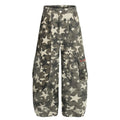 American-style streetwear harem pants Distressed Star Camo Utility Casual Wear