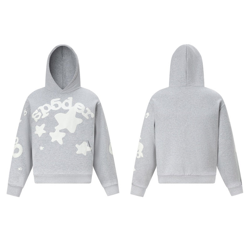 Spiderweb hoodie High-quality pure cotton for autumn and winter