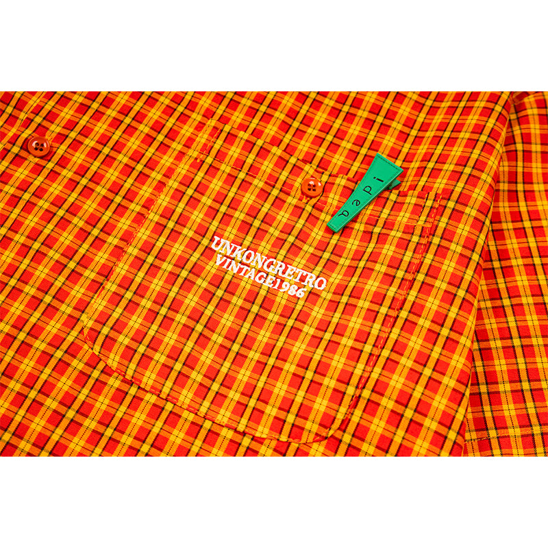 Unisex vintage T-shirt Polo shirt with a stand-up collar