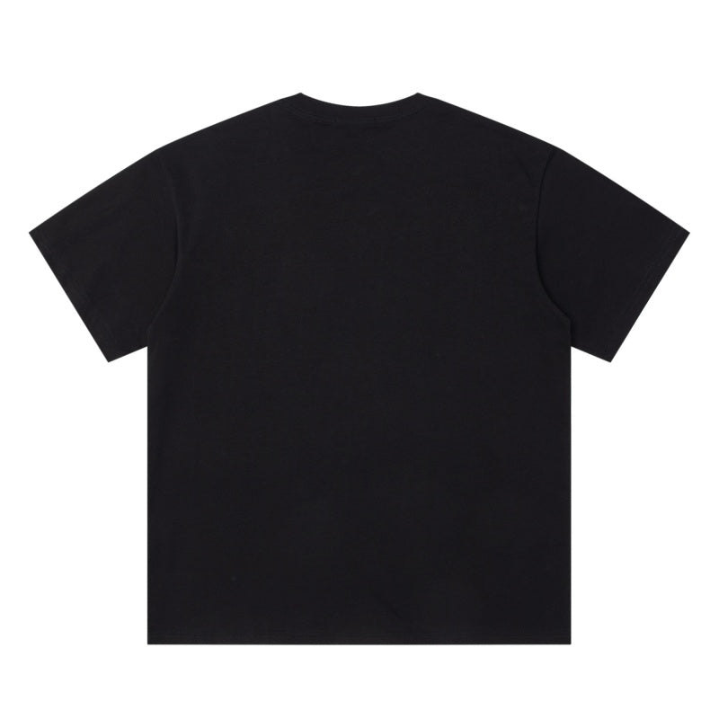 ERD T Shirts Dark Tone Offset Figure Distressed Letter Street Tee
