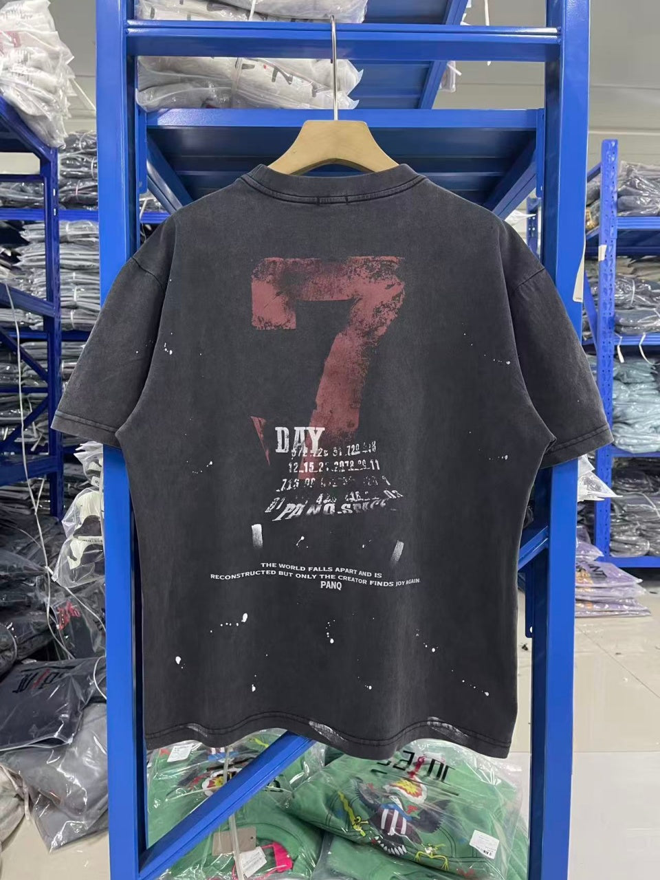 Vintage style washed summer wear T shirt