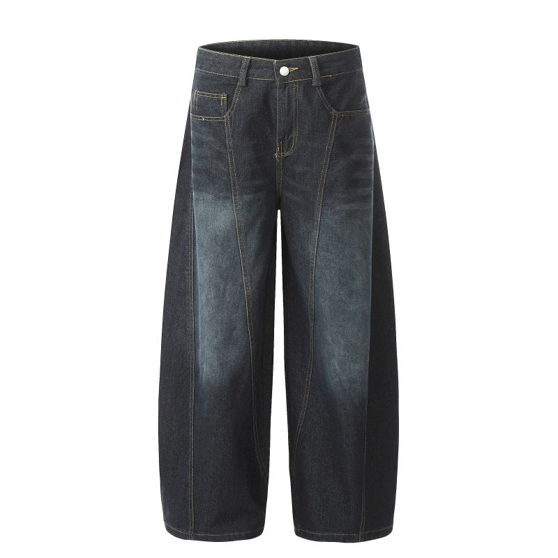 American-style streetwear harem pants Relaxed Cropped Balloon Silhouette