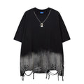 Unisex vintage T-shirts Black gradient