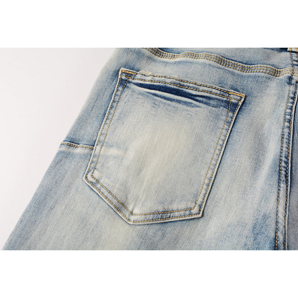 purple brand jeans Pure Cotton High Street Trend