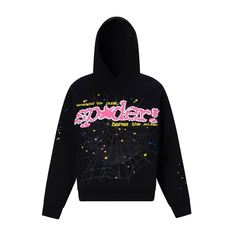 Spiderweb hoodie High-quality pure cotton for autumn and winter