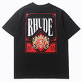 Mens T-shirt Vintage RHUDE Printed Short-Sleeve Tee