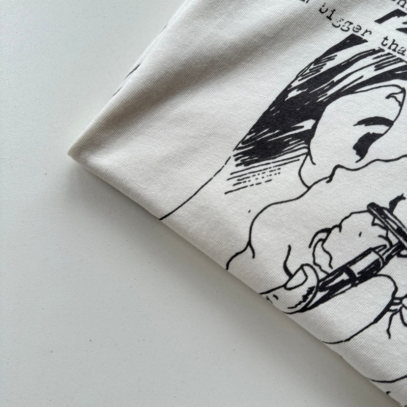 ERD T Shirts Art Figure Print Soft Loose Fit Casual Summer Top